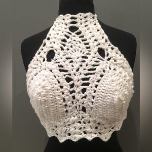handmade crochet halter top